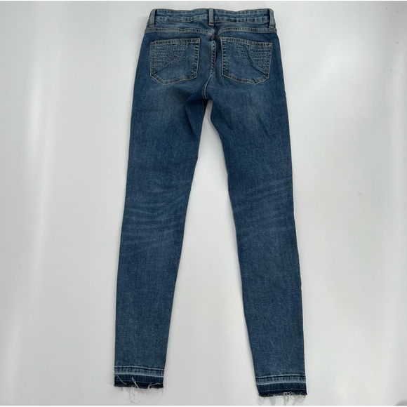 Maje Frayed Release Hem Skinny Denim Jeans Size 4 Women’s - Picture 3 of 6